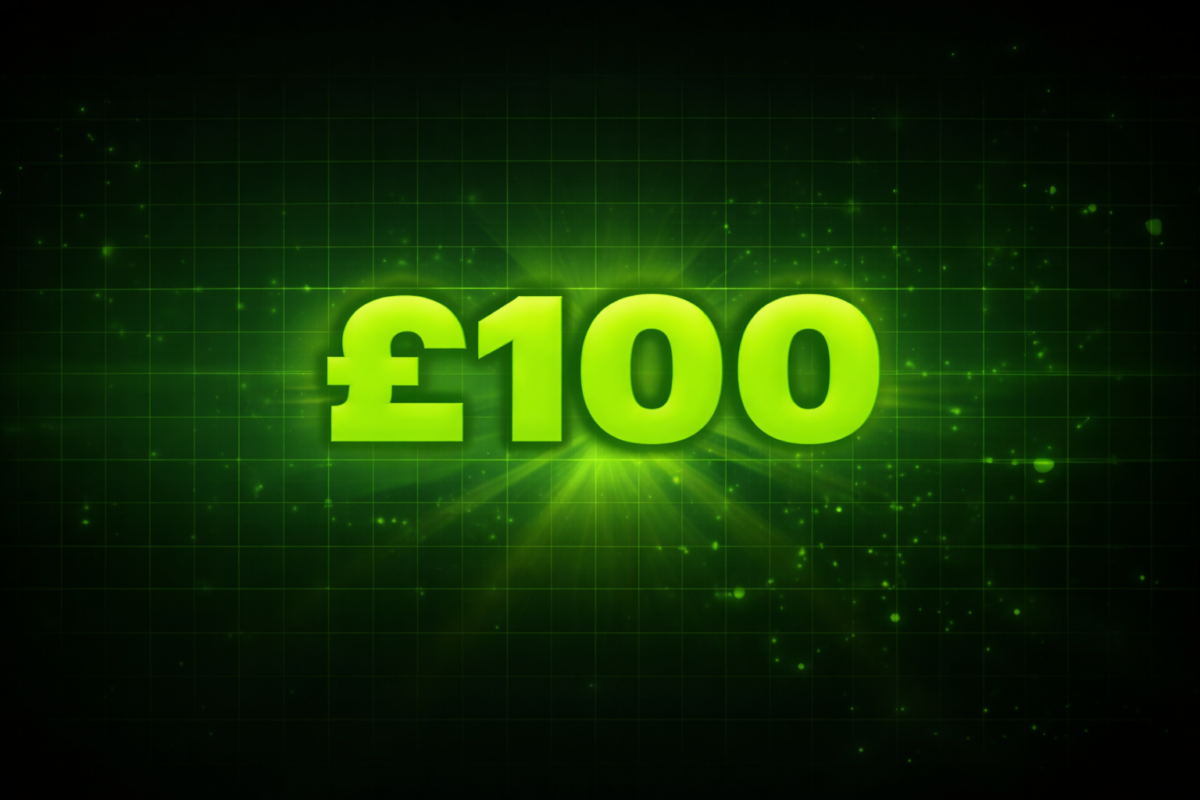 £100 Cash Free entry